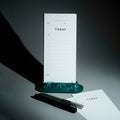 Kuro Design Aero Task Dock in forest green — Jesmonite phone stand and task organiser