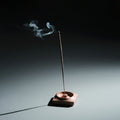 Kuro Design Kaze Incense Holder in terracotta red — handcrafted Jesmonite incense stand