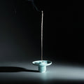 Kuro Design Oboro Incense Holder in marble blue — minimal Jesmonite incense stand