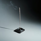 Kuro Design Kaze Incense Holder in kuro green — Jesmonite incense stand India