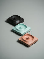 Kuro Design Kaze Incense Holder close-up showing handcrafted Jesmonite texture