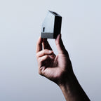 Koya Pen Stand, terracotta Jesmonite house-shaped pen holder for a minimal desk, Kuro Design India