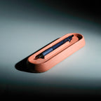Kuro Design Linea Pen Tray in marble blue — handcrafted Jesmonite desk organiser