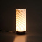 Kuro Design Mizuki Table Lamp close-up showing shade detail and light diffusion