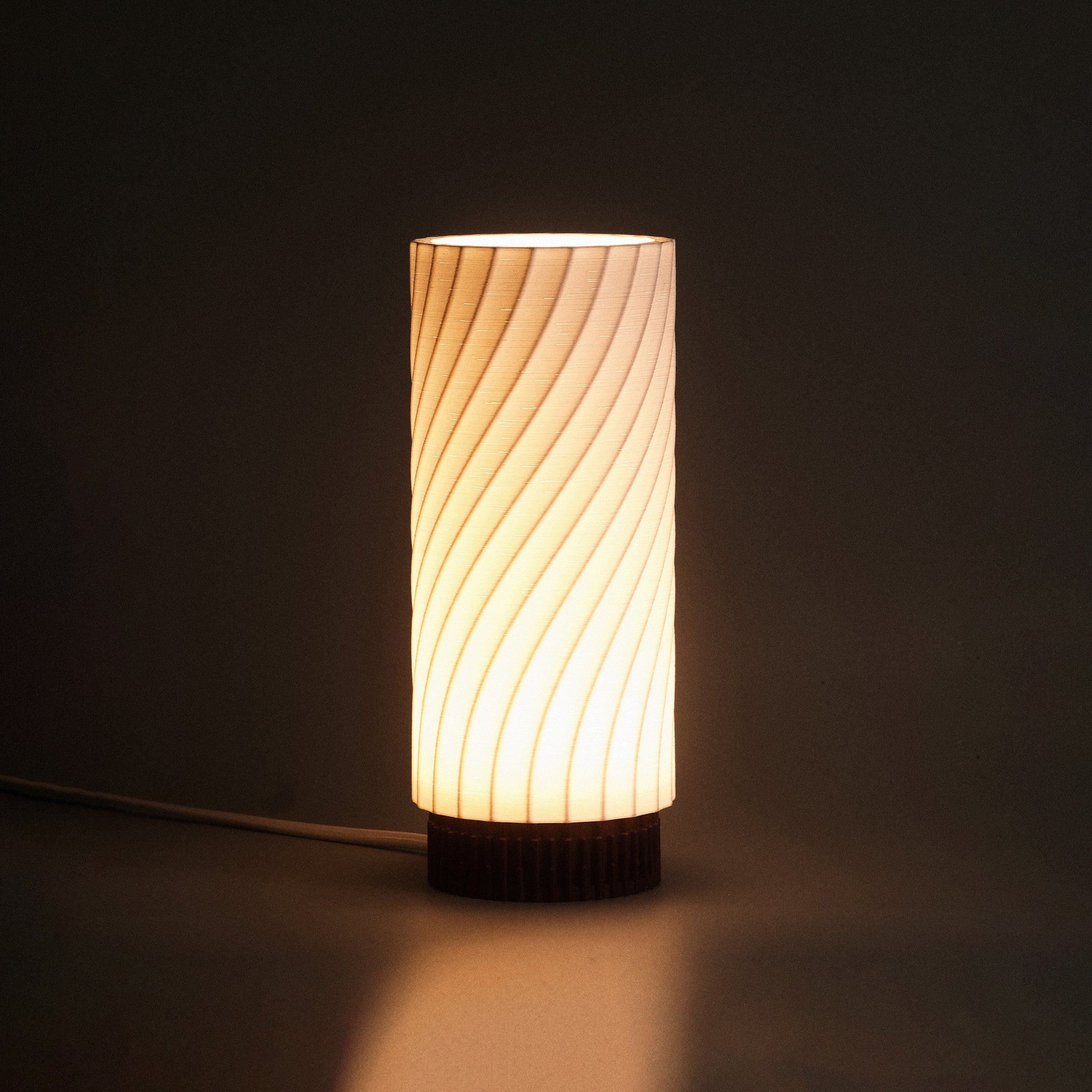 Kuro Design Mizuki Table Lamp close-up showing shade detail and light diffusion
